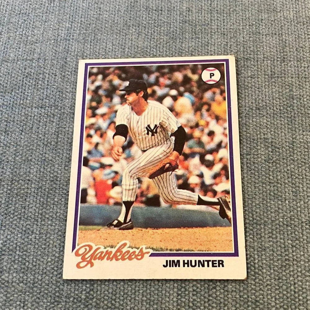 1978 Topps New York Yankees Baseball Card Trading Card